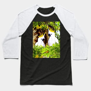 Nesting Cockatoos Baseball T-Shirt